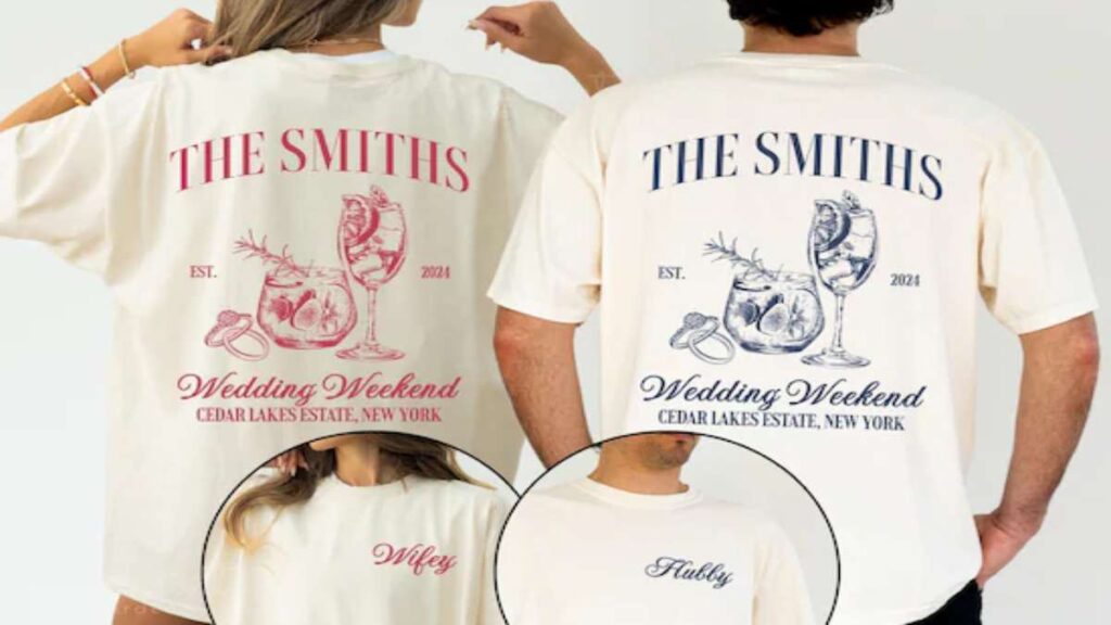 wedding t shirts for guests